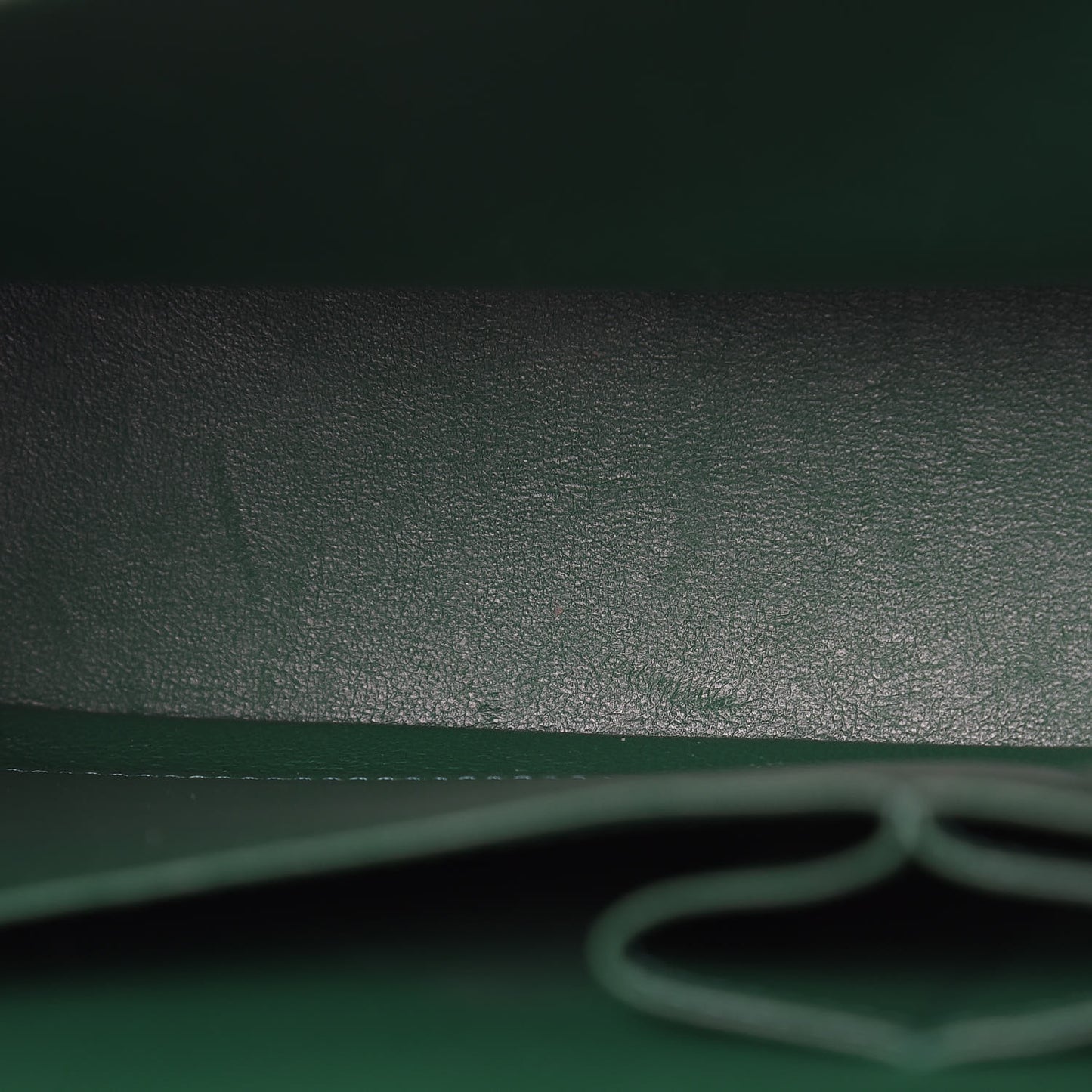Metallic Caviar Quilted Jumbo Double Flap Green