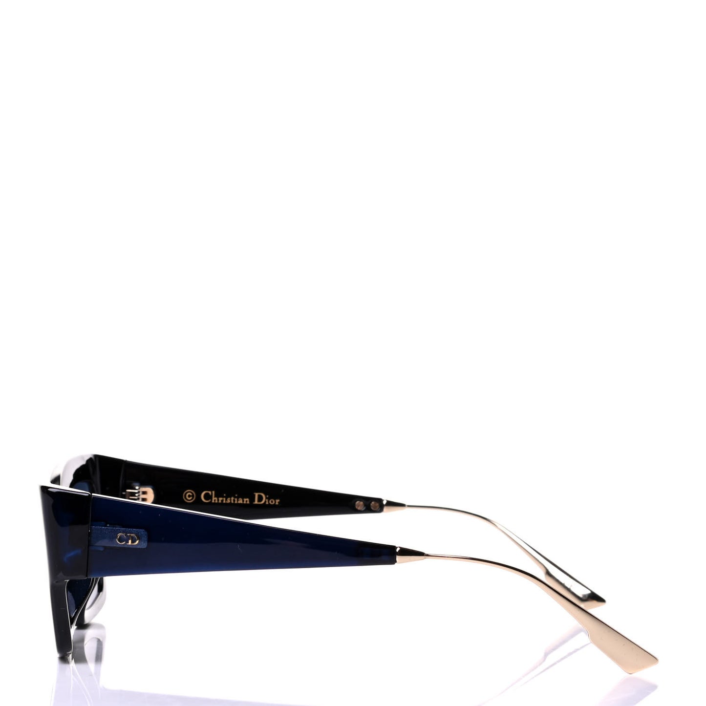 Acetate Cat Style Dior 2 Sunglasses Blue