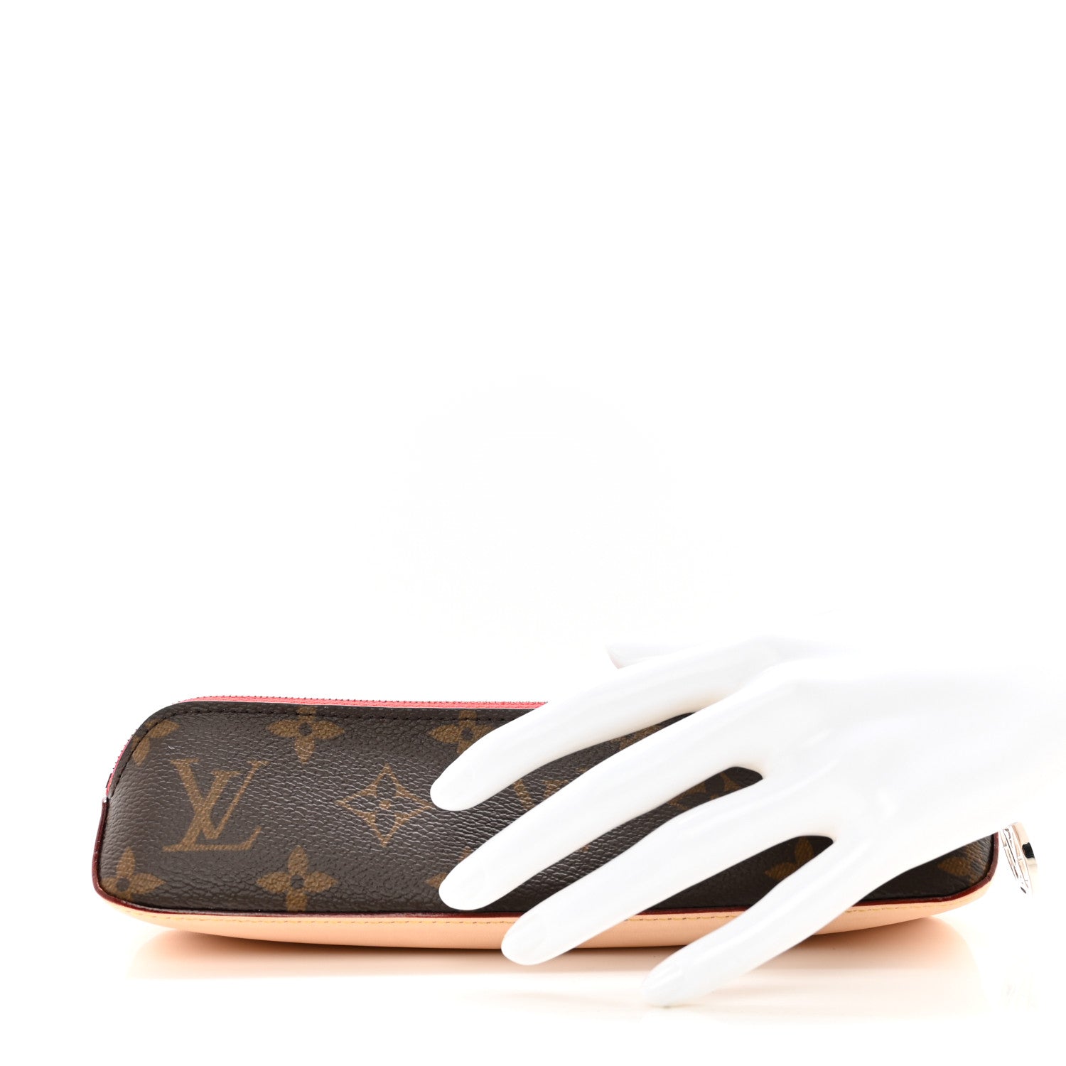 Louis Vuitton Monogram Elizabeth Pencil Pouch Red 2 of 7