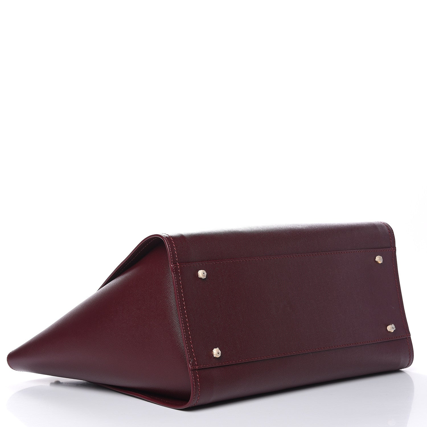 Chanel Caviar Medium Studded Deauville Tote Burgundy 4 of 9