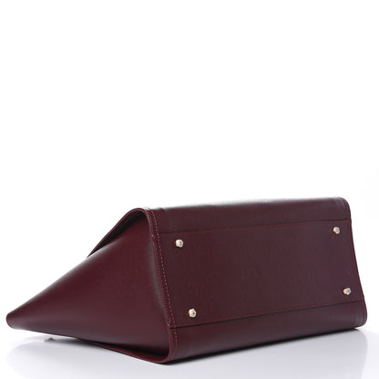 Chanel Caviar Medium Studded Deauville Tote Burgundy 4 of 9
