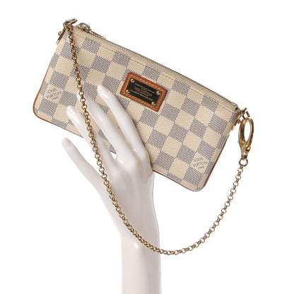 Louis Vuitton Damier Azur Pochette Milla MM 2 of 13