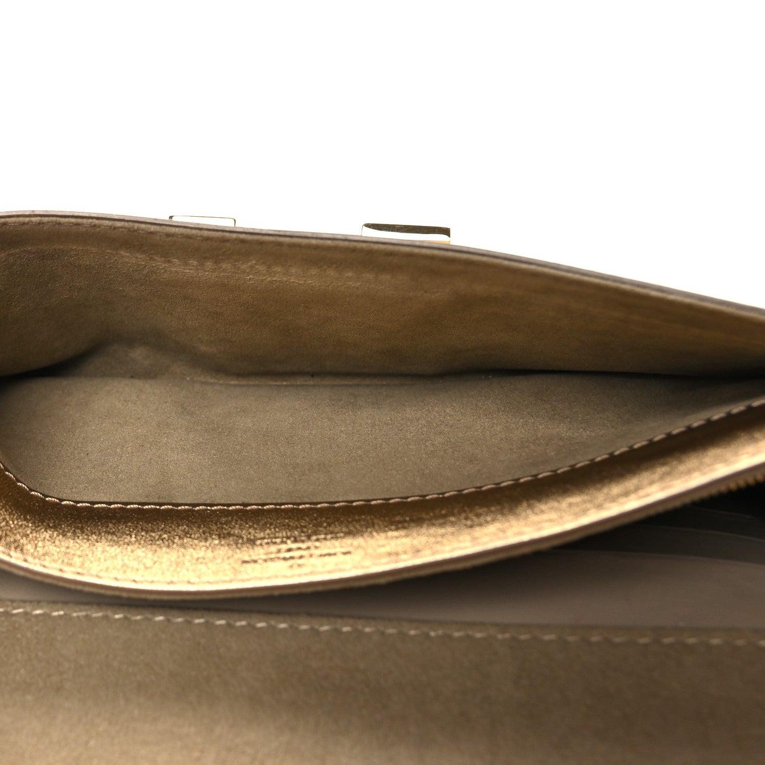 Louis Vuitton Calfskin Neo Sobe Louise EW Clutch Gold 7 of 12