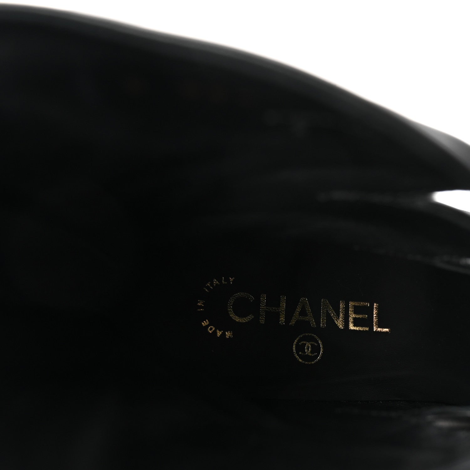 Chanel Lambskin Patent Bows Boots 39.5 Black 8 of 9