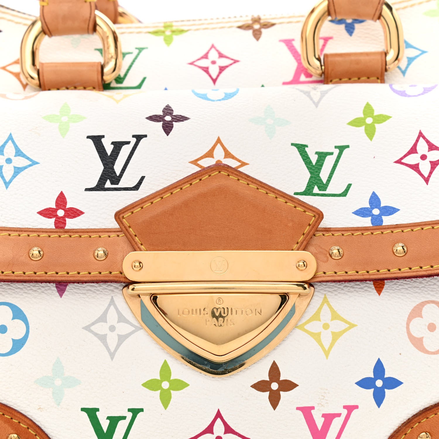 Louis Vuitton Monogram Multicolor Rita White 8 of 14