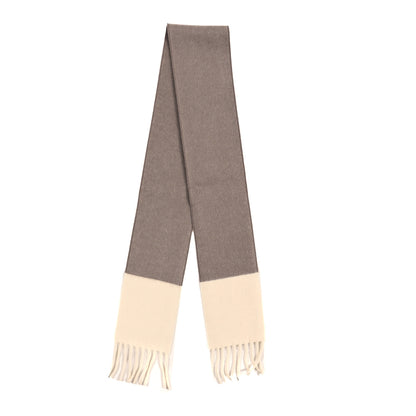 Hermes Cashmere Fringe Scarf Ecru Naturel 2 of 3