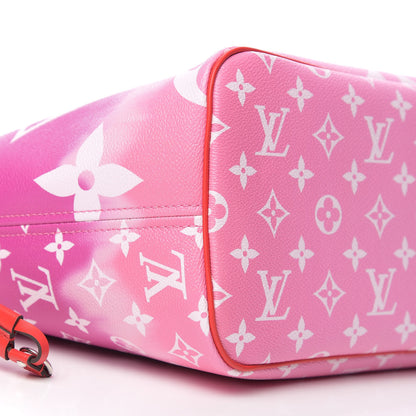 Louis Vuitton Monogram Escale Neverfull MM Rouge 8 of 10