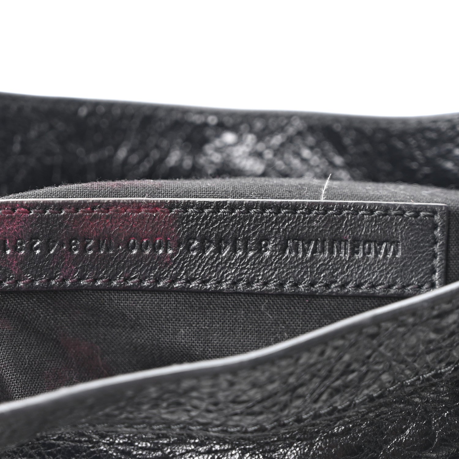Balenciaga Agneau Arena Silver Hardware Small Le City Black 7 of 10