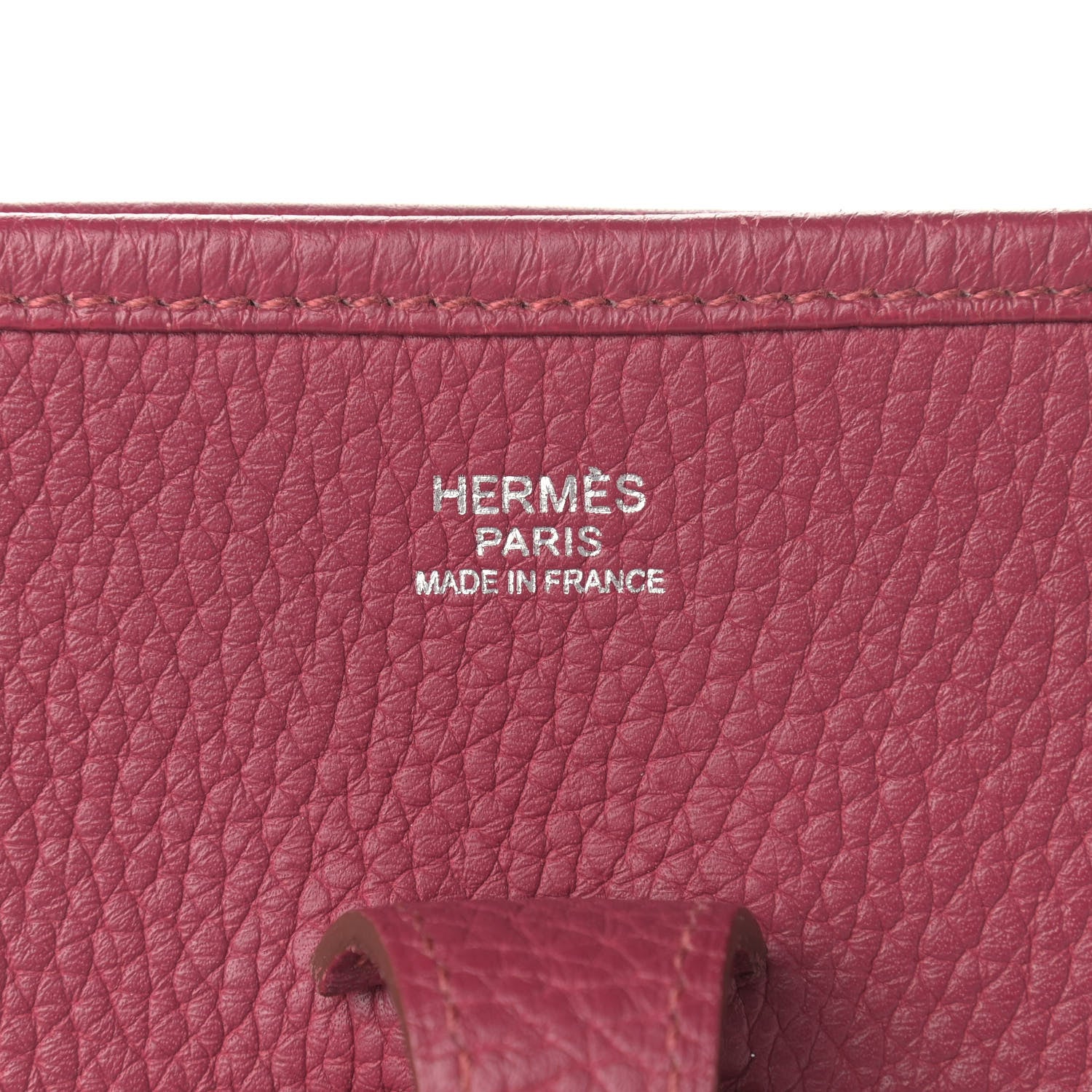 Hermes Taurillon Clemence Evelyne III PM Rubis 6 of 15