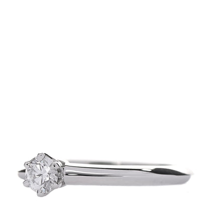 Tiffany Platinum Diamond .24ct Solitaire Engagement Ring 51 5.75 3 of 7
