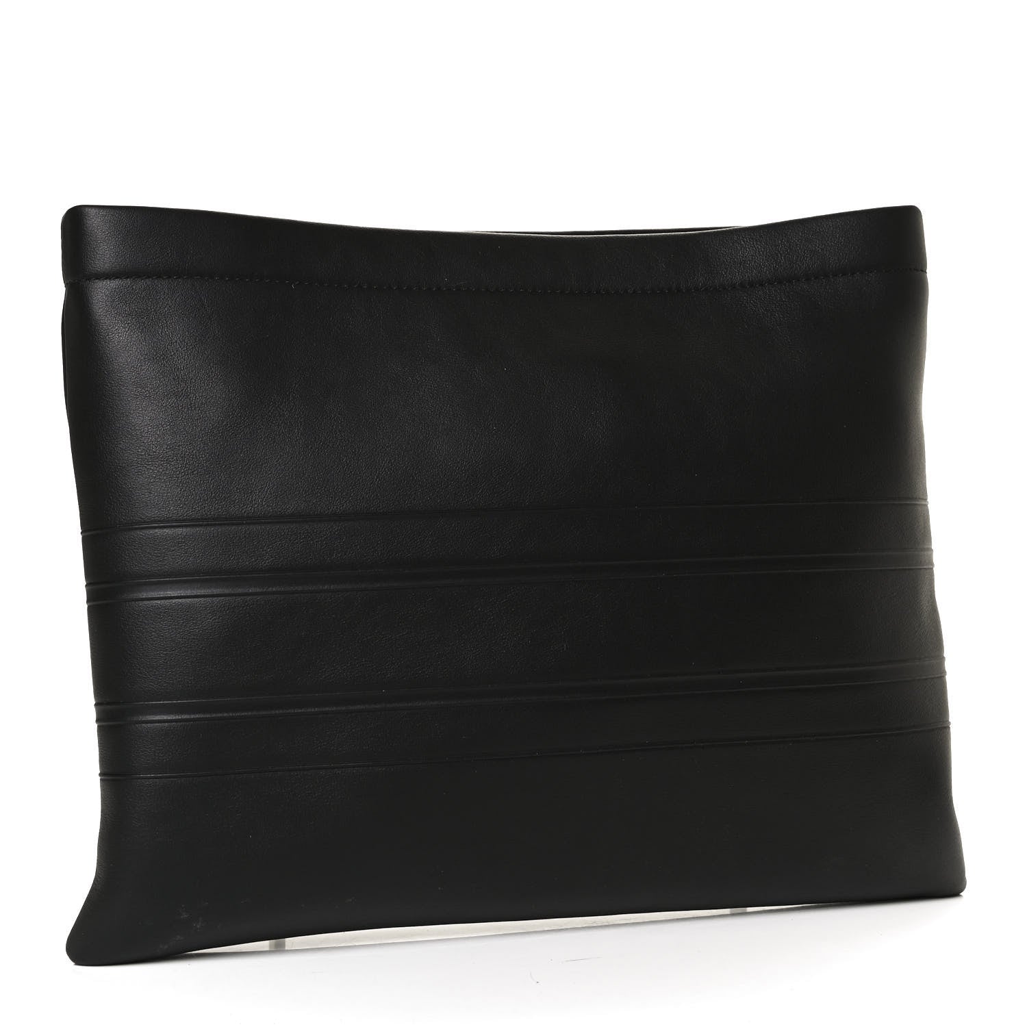 Christian Dior Calfskin Medium Diordouble Zip Pouch Black 3 of 14