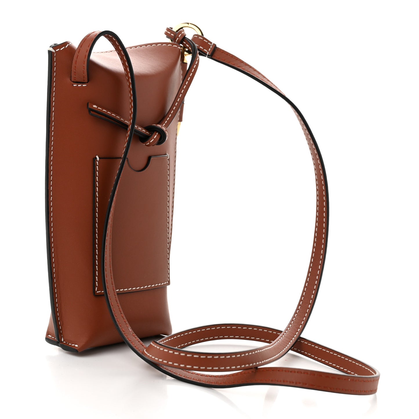 Smooth Calfskin Gate Pocket Rust