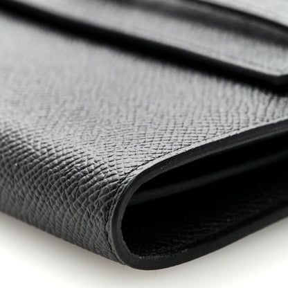 Hermes Epsom Kelly Longue Wallet Black 9 of 9