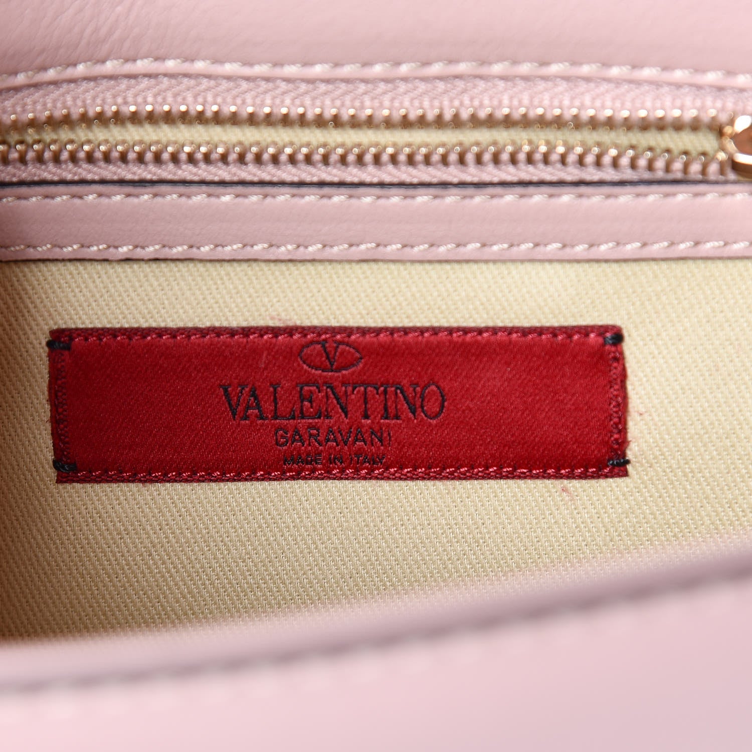 Valentino Garavani Vitello Small Glam Lock Rockstud Flap Poudre 8 of 8