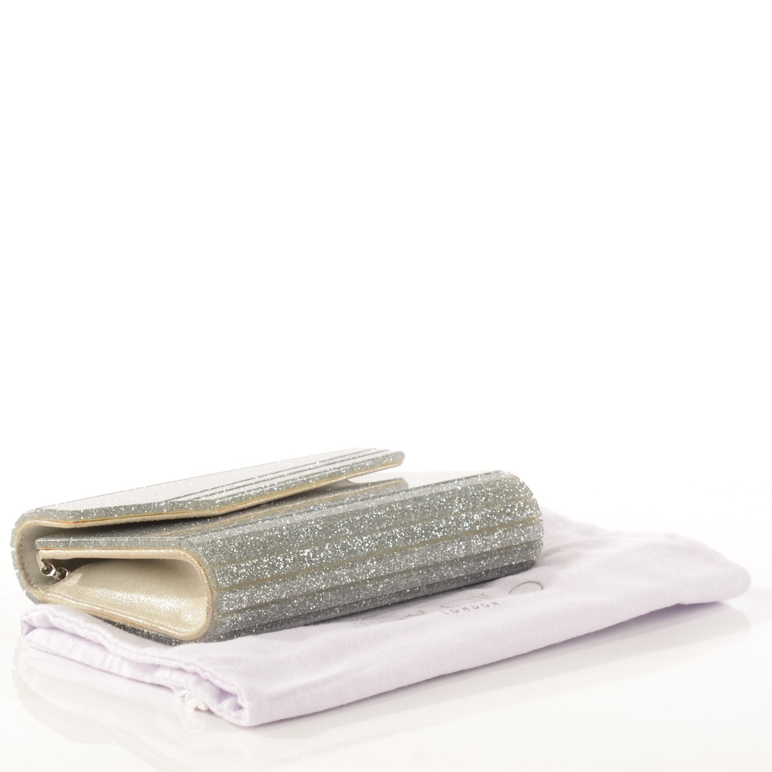 Jimmy Choo Acrylic Glitter Candy Clutch Champagne 4 of 7