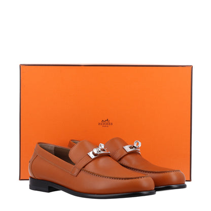 Hermes Calfskin Womens Destin Loafer 36 Naturel 11 of 11