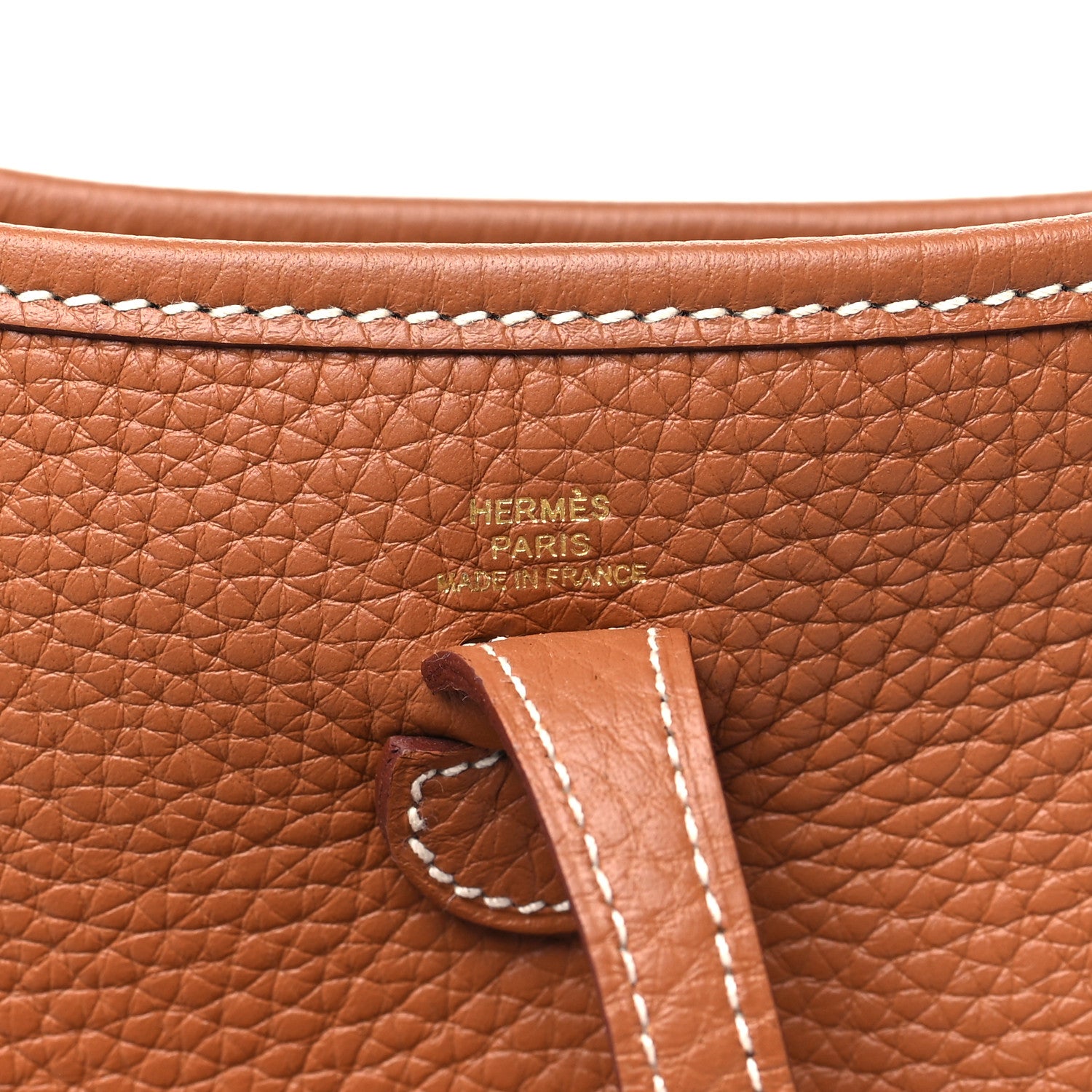 Hermes Taurillon Clemence Evelyne TPM Gold 6 of 11