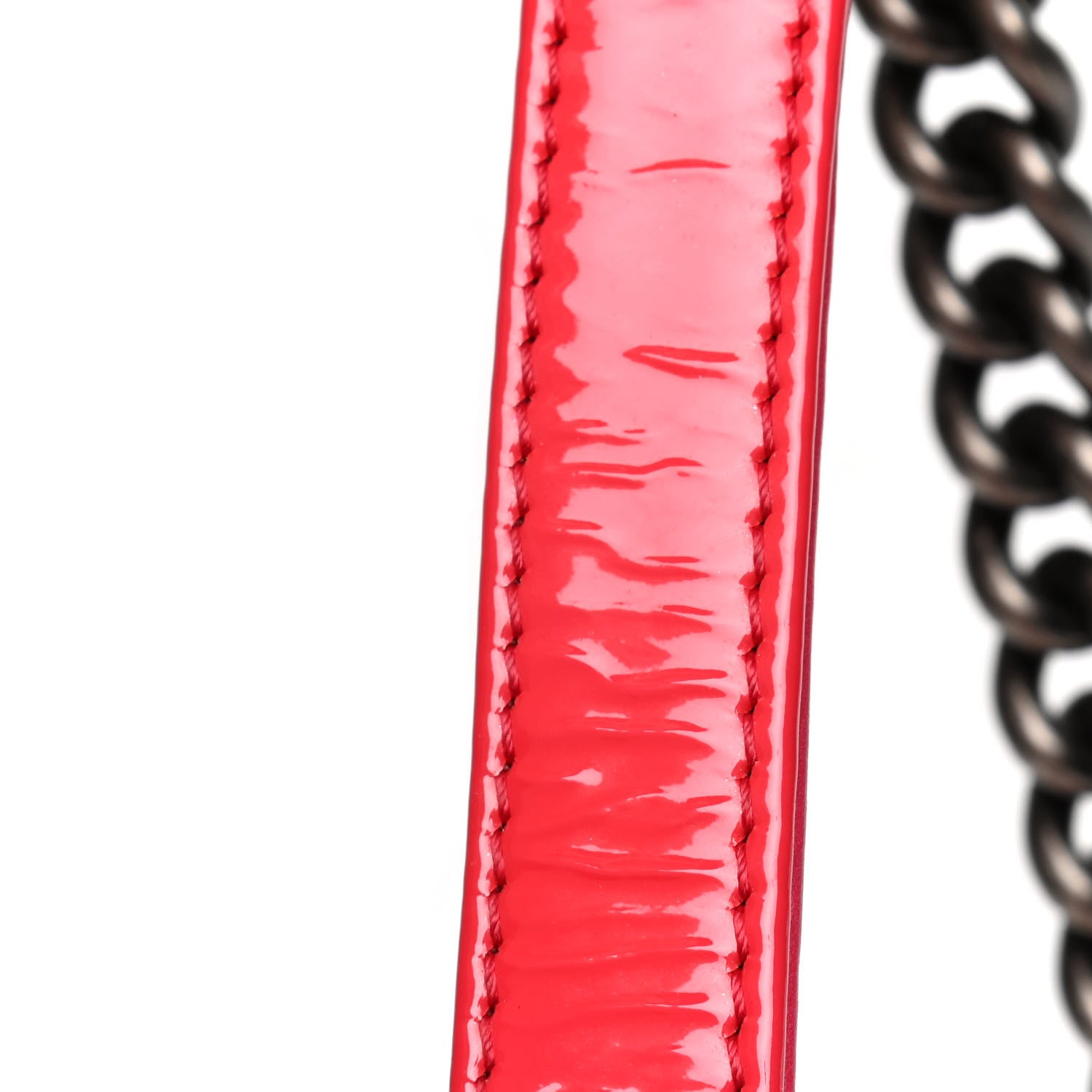 Chanel Patent Quilted Medium Boy Flap Pink 6 of 6