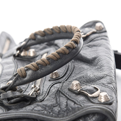 Balenciaga Agneau Giant 12 Silver Hardware Mini City Gris Tarmac 18 of 19