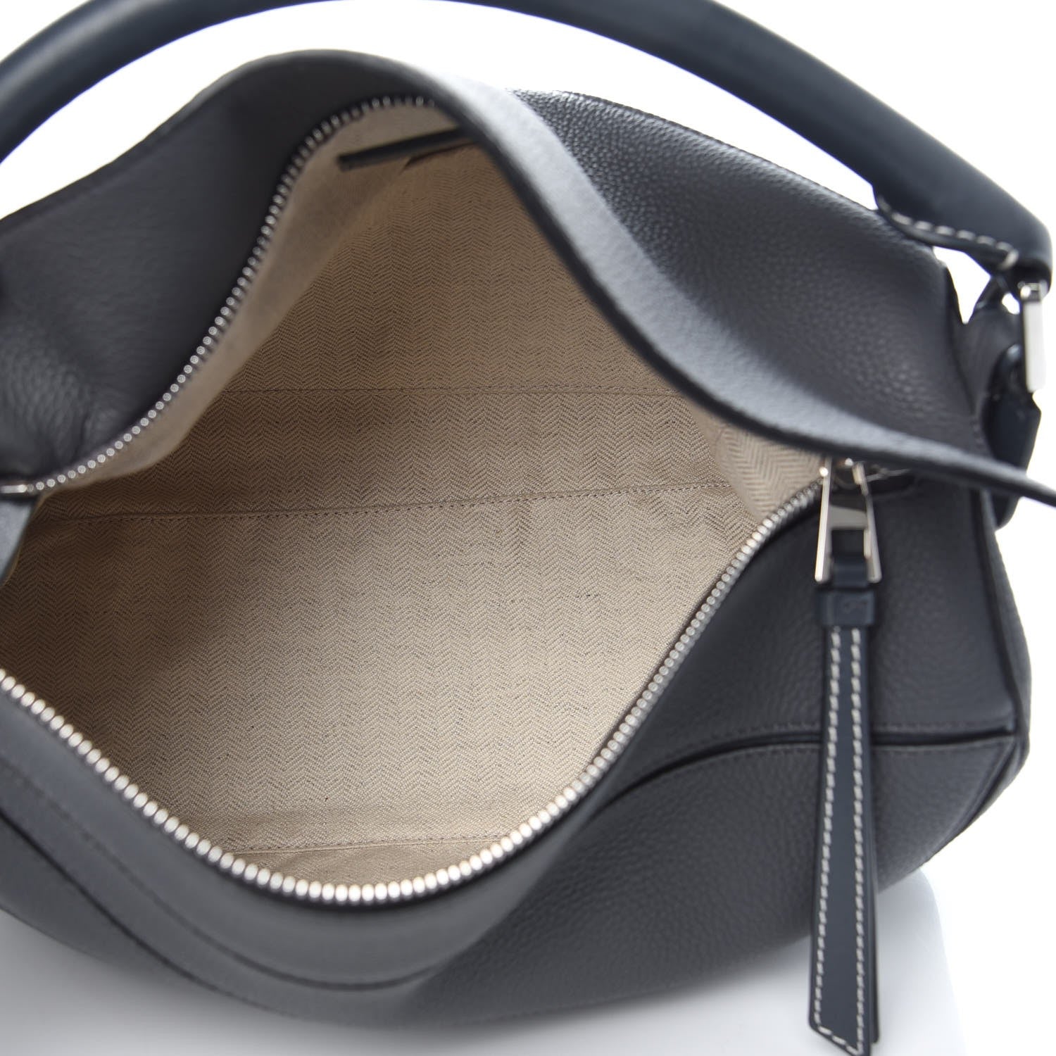 Loewe Calfskin Puzzle Bag Grey 5 of 9