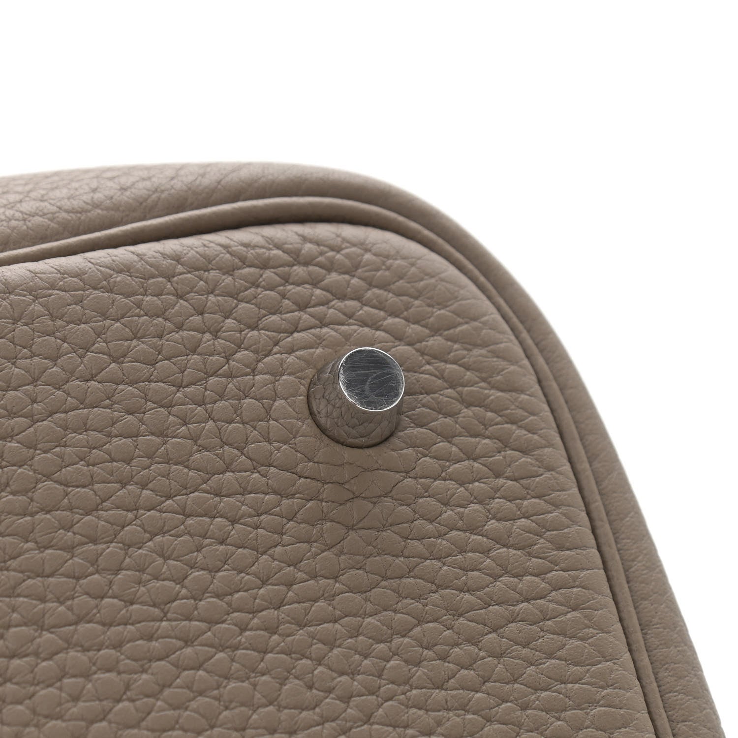 Hermes Taurillon Clemence Picotin Lock 22 MM Etoupe 10 of 12