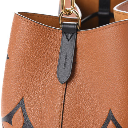 Louis Vuitton Empreinte Monogram Giant Crafty Neonoe MM Caramel Black 7 of 14