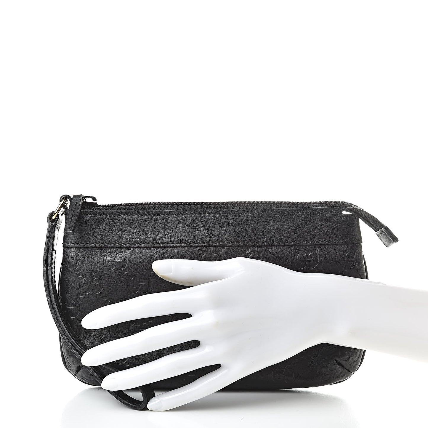 Guccissima Wristlet Black