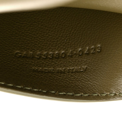 Saint Laurent Smooth Calfskin Suede Medium Reversible Monogram Kate Satchel Loden Green 10 of 17