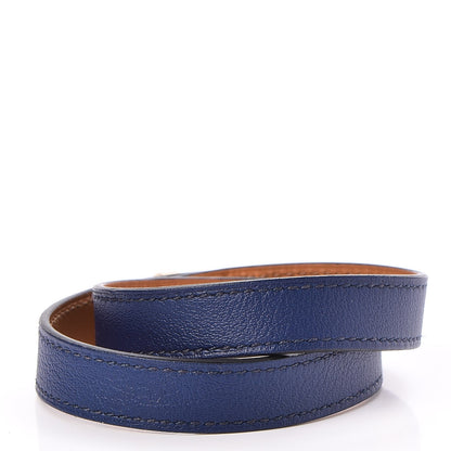 Hermes Swift Kelly Double Tour Bracelet M Bleu Saphir 3 of 6