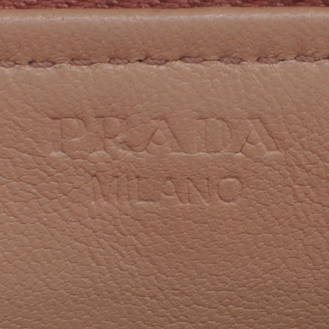 Saffiano Vernice Zip Around Wallet Orchidea