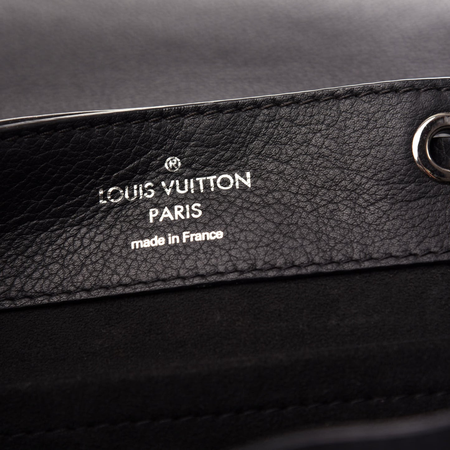Calfskin Lockme Backpack Black