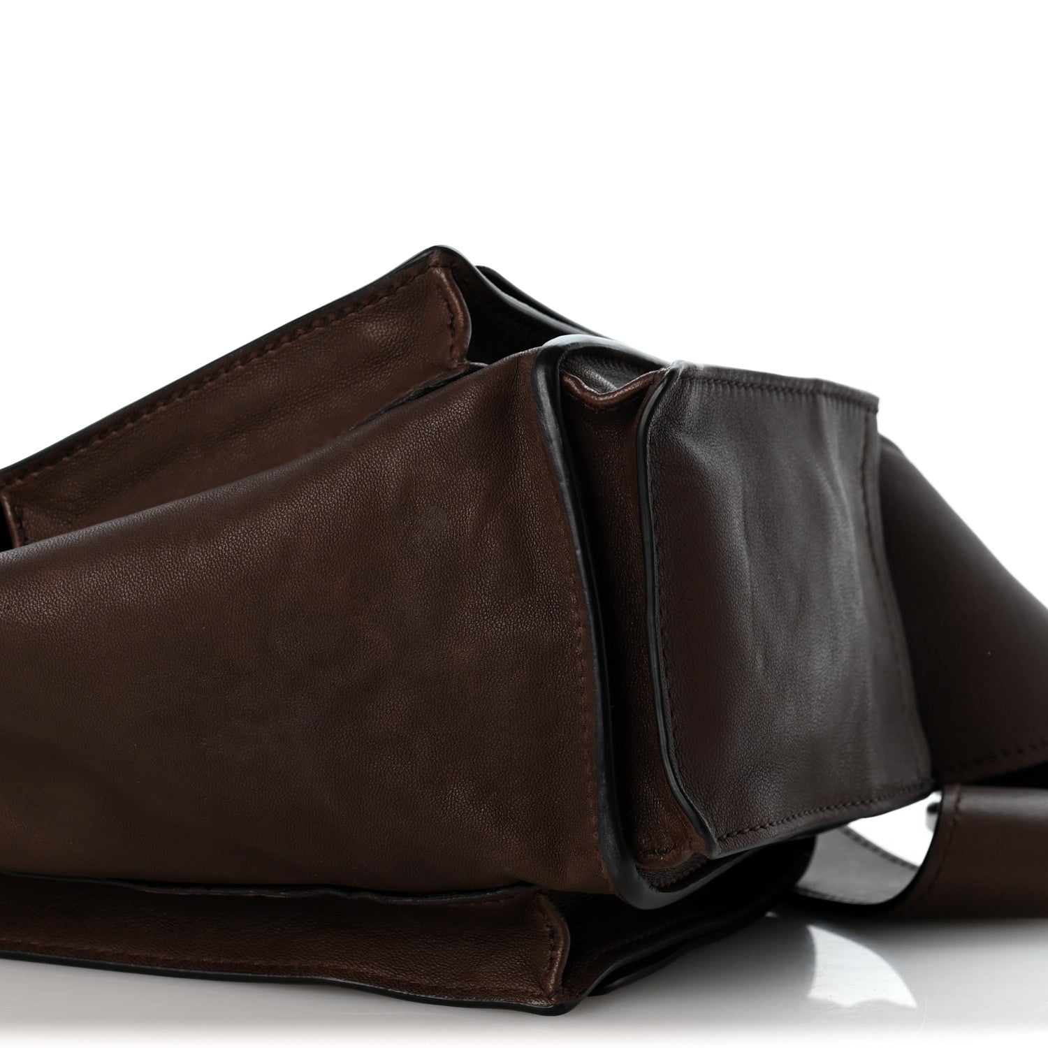 Miu Miu Nappa Utilitaire Shoulder Bag Dark Brown 9 of 12