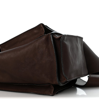 Miu Miu Nappa Utilitaire Shoulder Bag Dark Brown 9 of 12