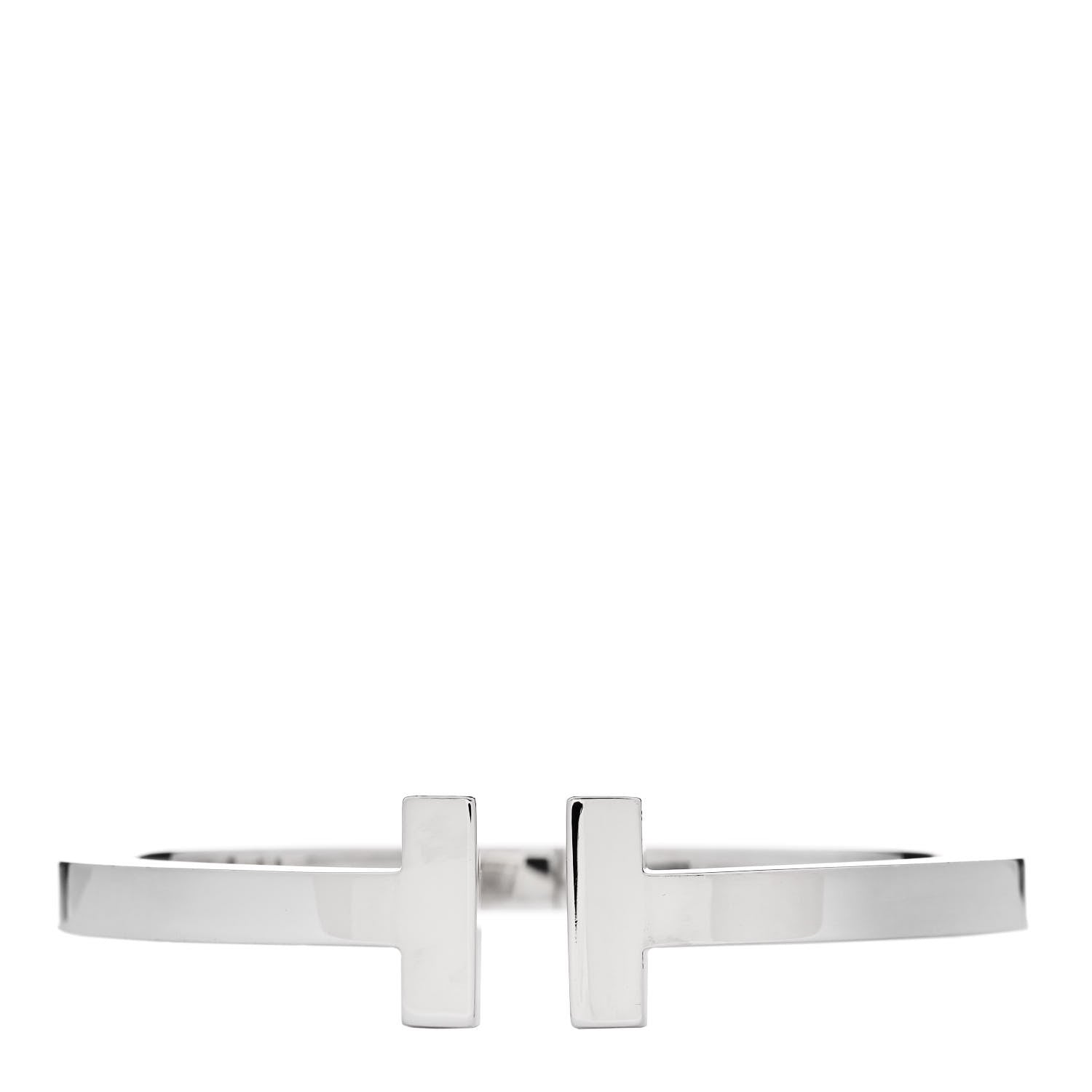 Tiffany Sterling Silver T Square Bracelet 1 of 3