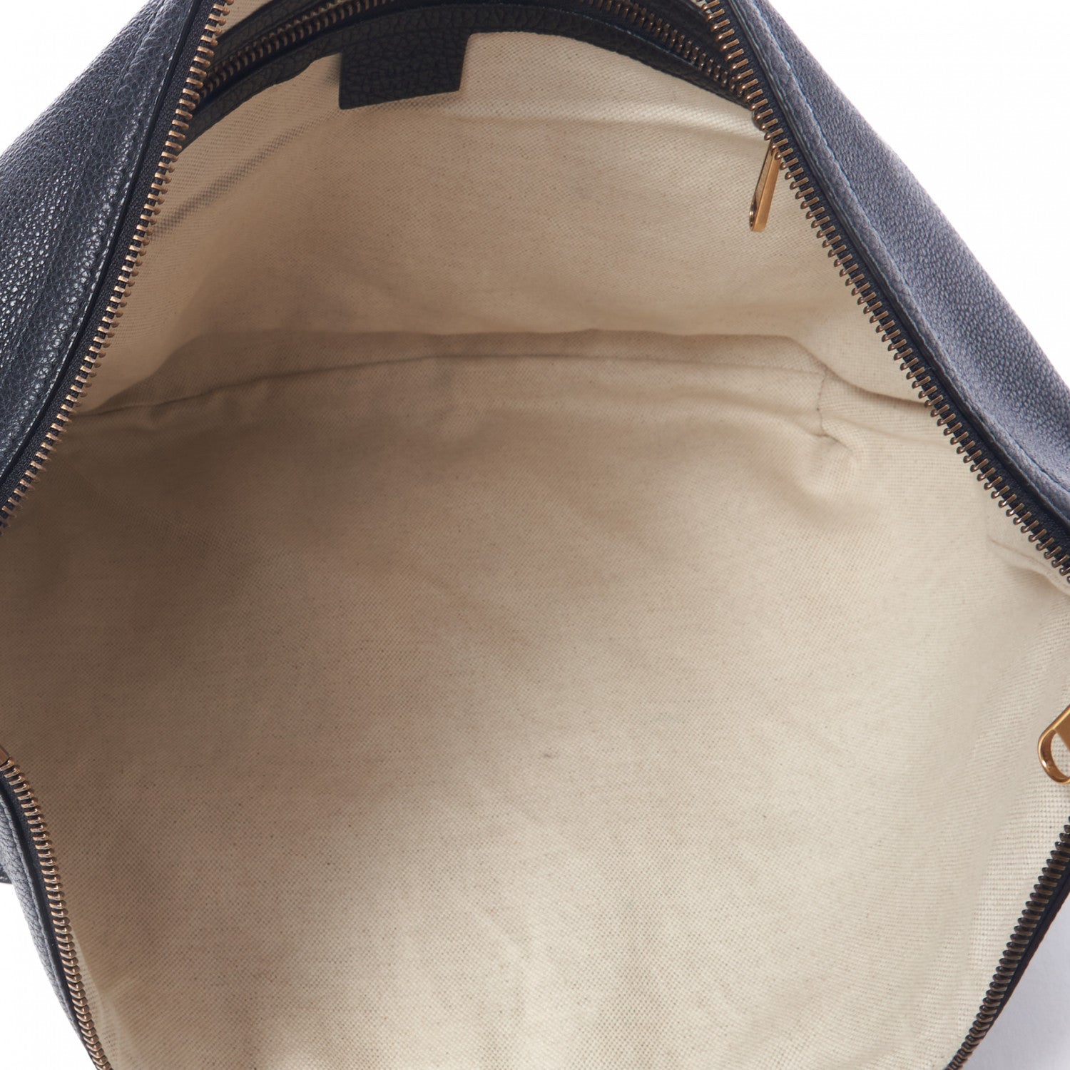 Gucci Grained Calfskin Logo Half Moon Hobo Black 7 of 9