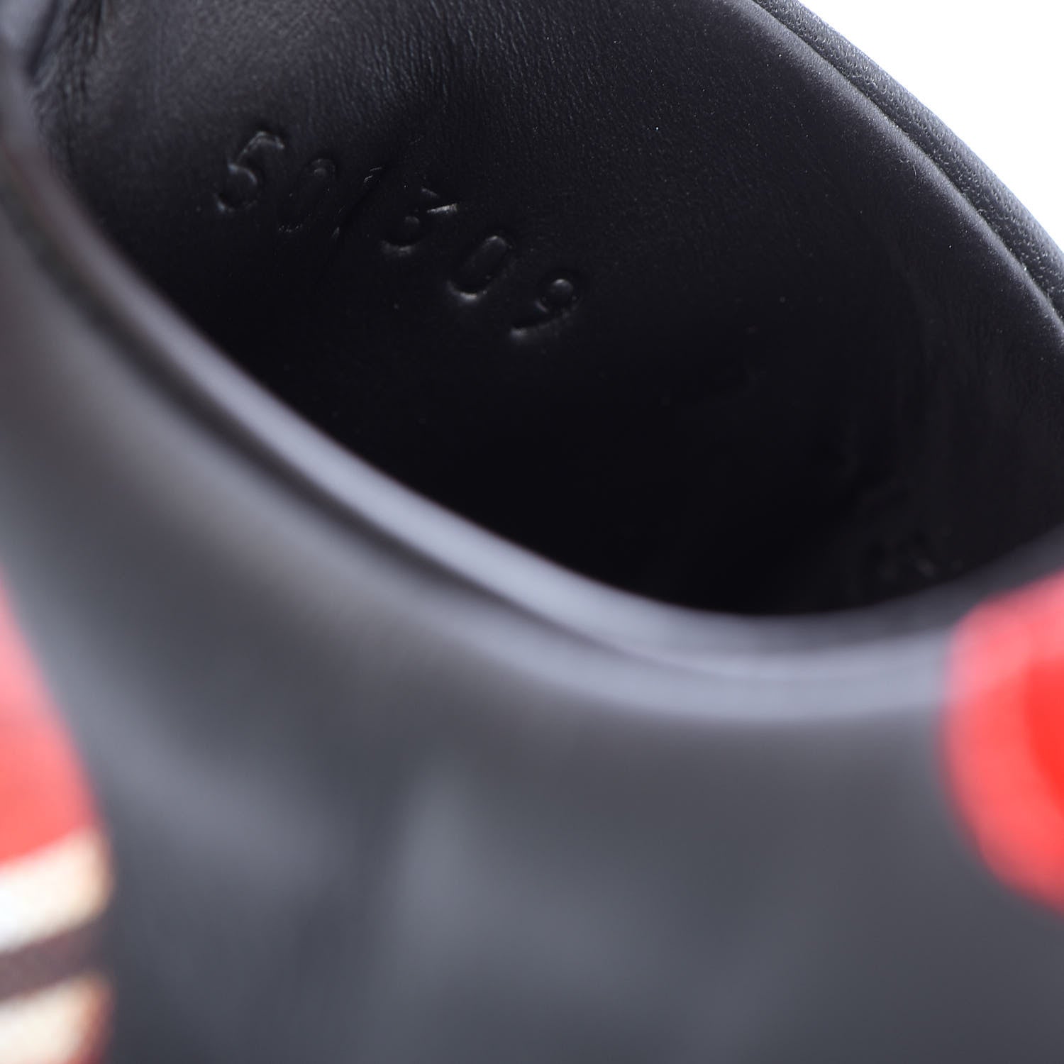 Gucci Calfskin Kingsnake Mens Ace Sneakers 9 Black Multicolor 9 of 10