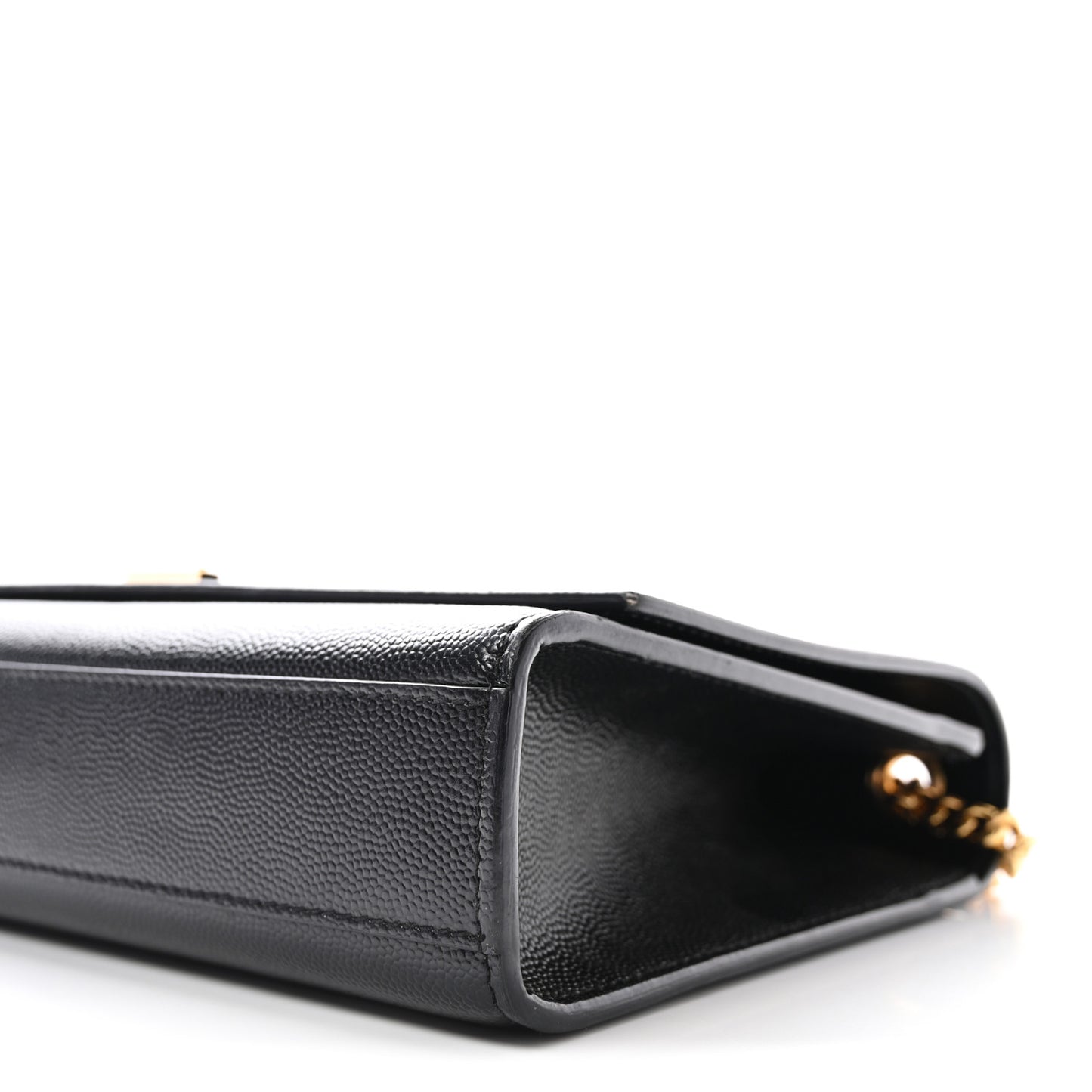 Grain De Poudre Medium Classic Monogram Kate Satchel Black