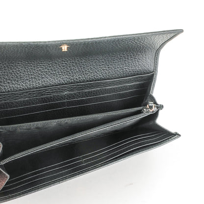 Gucci Dollar Calfskin Swing Continental Wallet Black 5 of 7