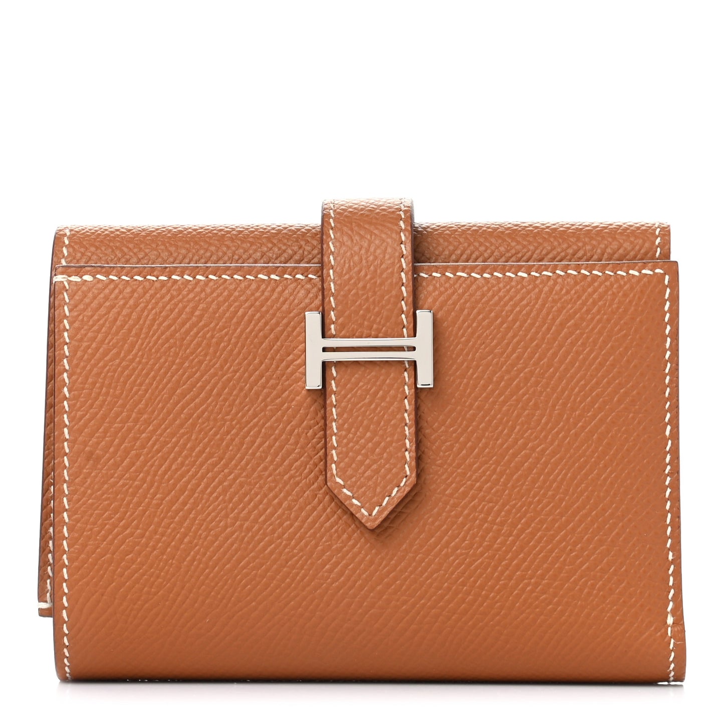 Epsom Tri-Fold Compact Bearn Wallet Gold