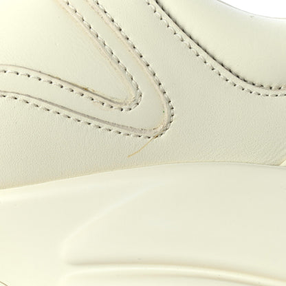 Gucci Calfskin Logo Womens Rhyton Sneakers 37 Ivory 10 of 11