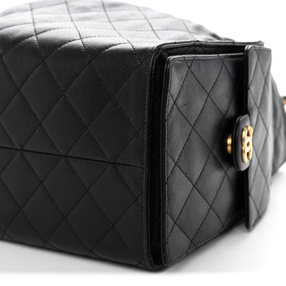 Chanel Caviar Quilted Medium Chanel 25 Handbag Black 8 of 10