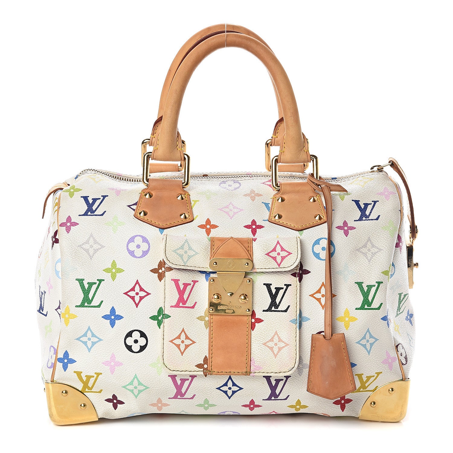 Louis Vuitton Monogram Multicolor Speedy 30 White 1 of 7