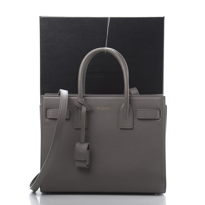 Saint Laurent Calfskin Baby Sac de Jour Fog 11 of 11