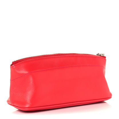 Hermes Milo Lambskin Swift Tohubohu Pouch PM Capucine Rose Sakura 3 of 8