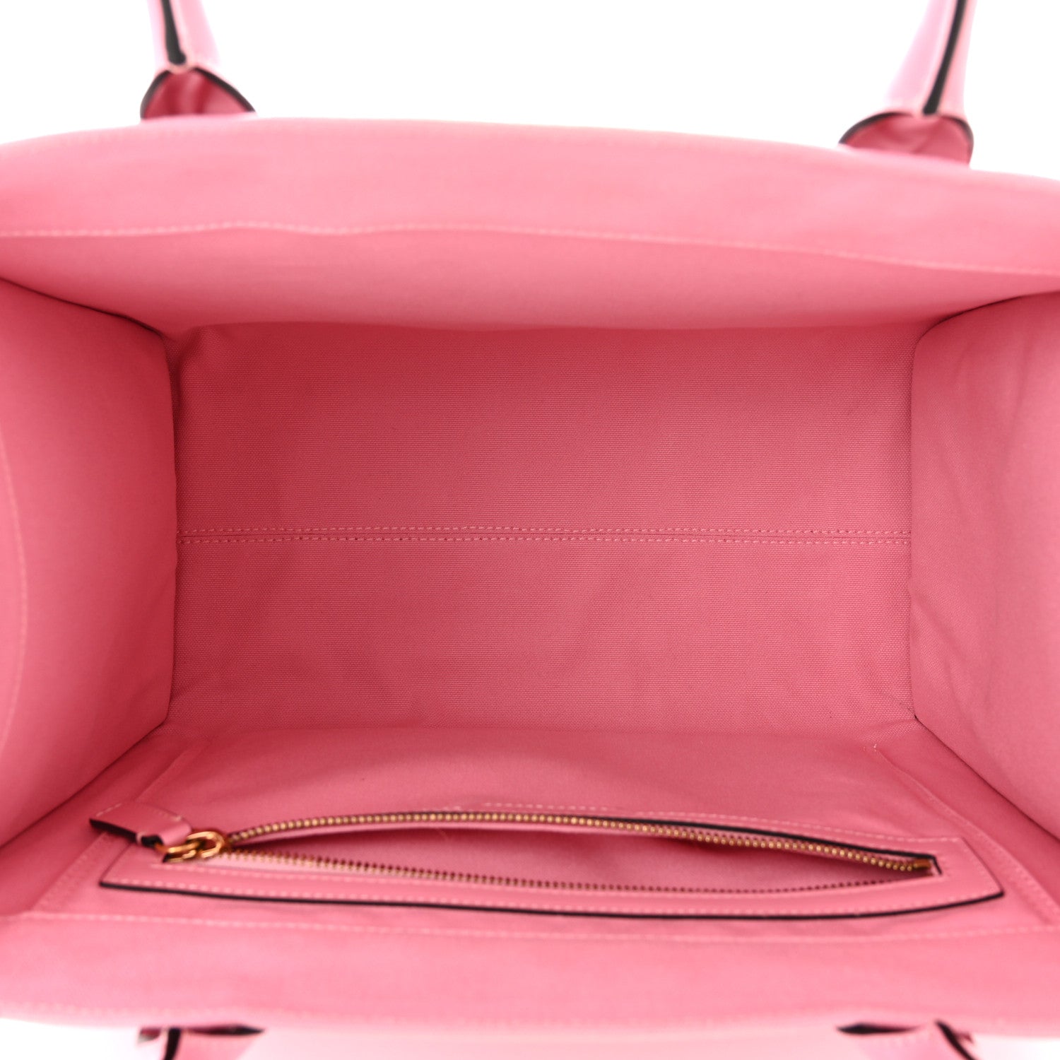 Versace Canvas Suppler Calfskin Cabas GV Signature Tote Pink 5 of 12