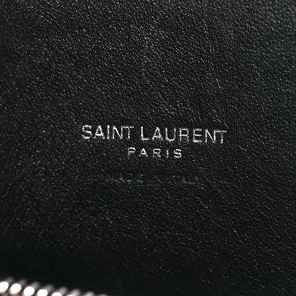 Saint Laurent Calfskin Crocodile Embossed Baby Sac De Jour Black 7 of 12