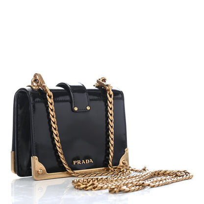 Prada Spazzolato Micro Cahier Bag Black 2 of 4