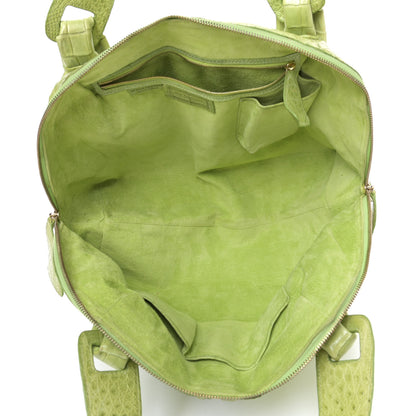 Nancy Gonzalez Crocodile Tote Lime 4 of 10