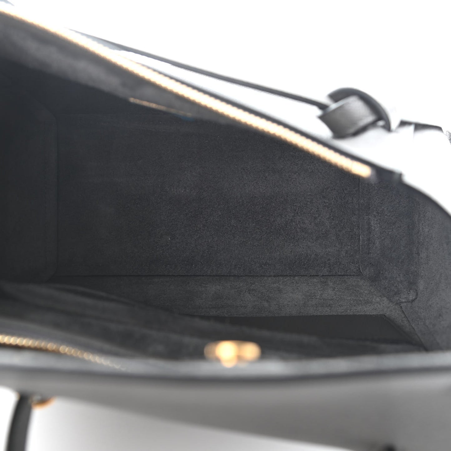 Grained Calfskin Nano Belt Bag Grey
