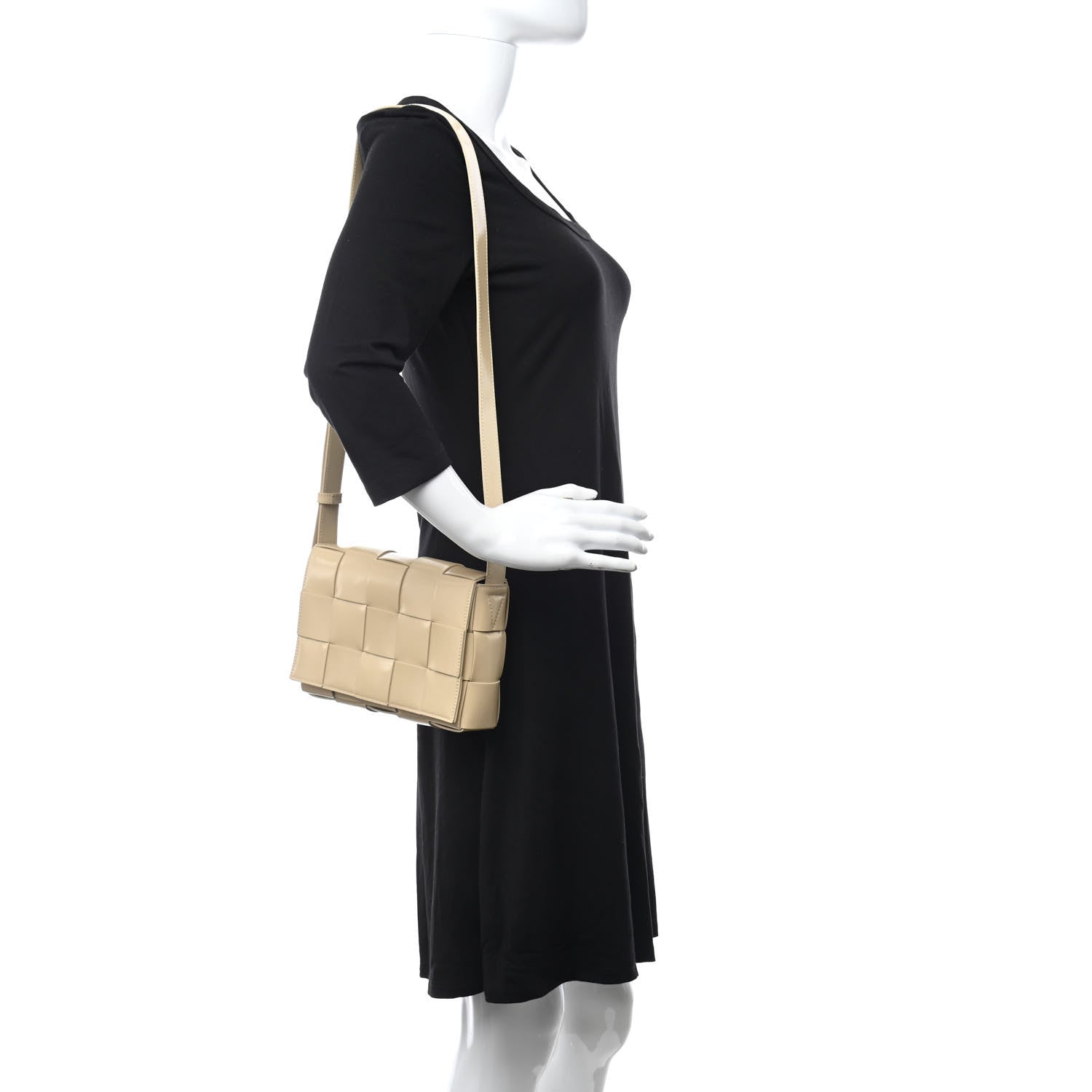Bottega Veneta Brushed Calfskin Intrecciato Cassette Bag Porridge 2 of 9